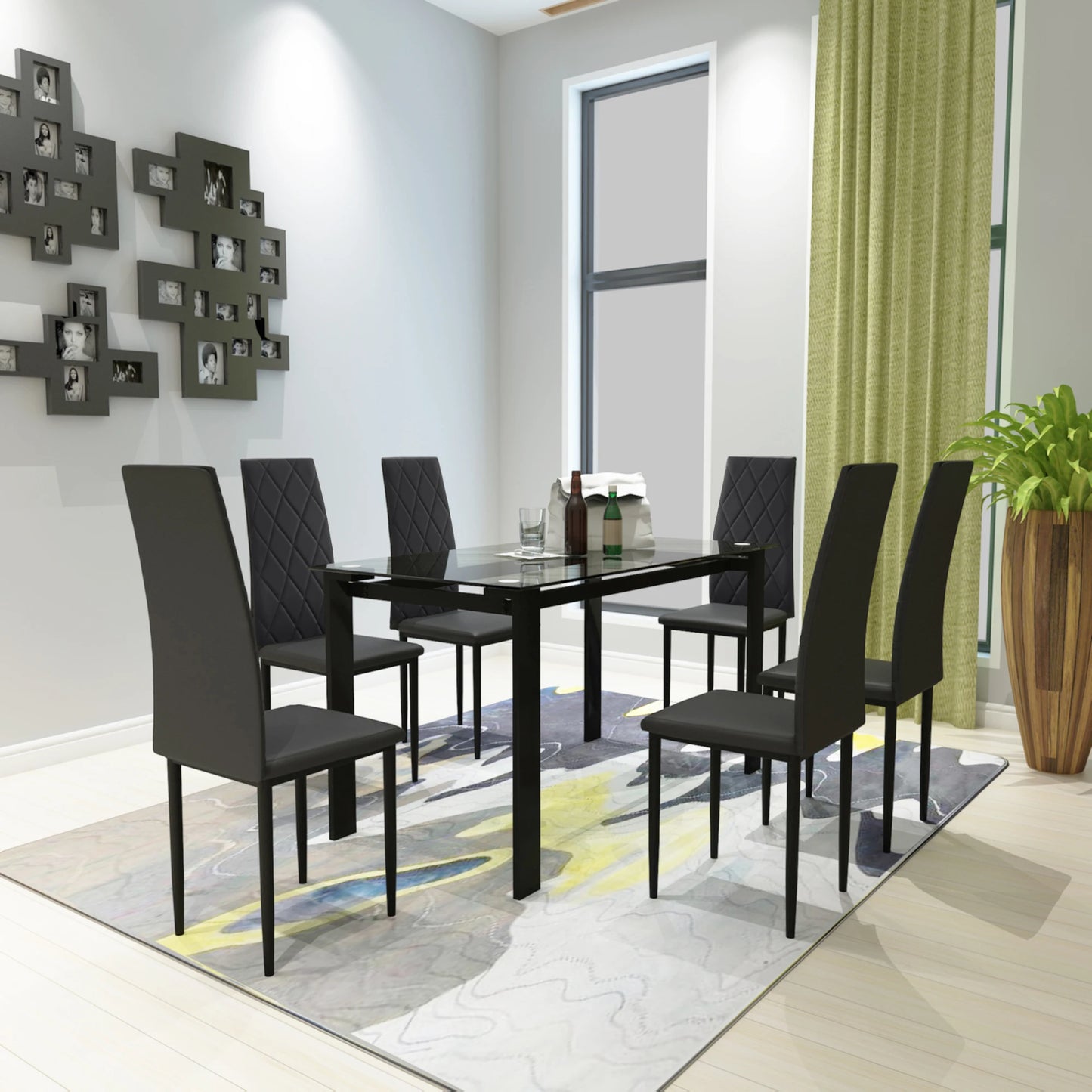 7-Piece Dining Table Chair Set