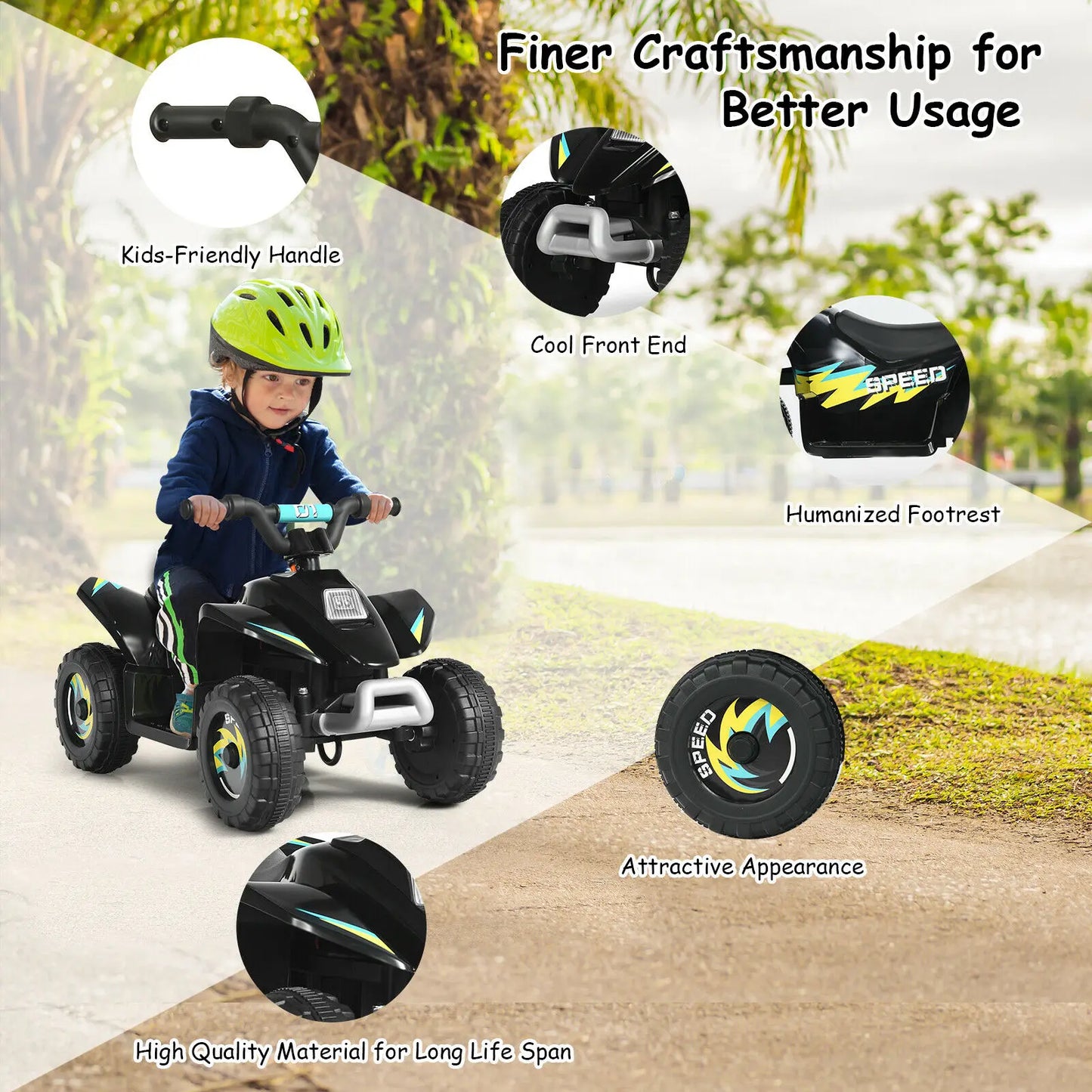 6V Kids Electric Quad