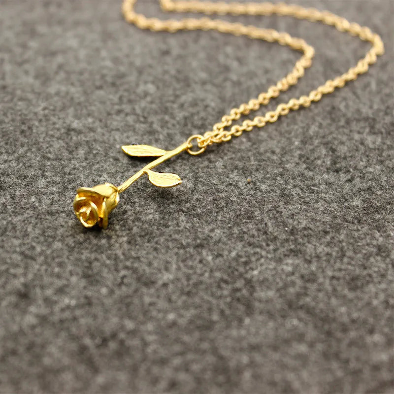 Fashion Rose Flower Pendant