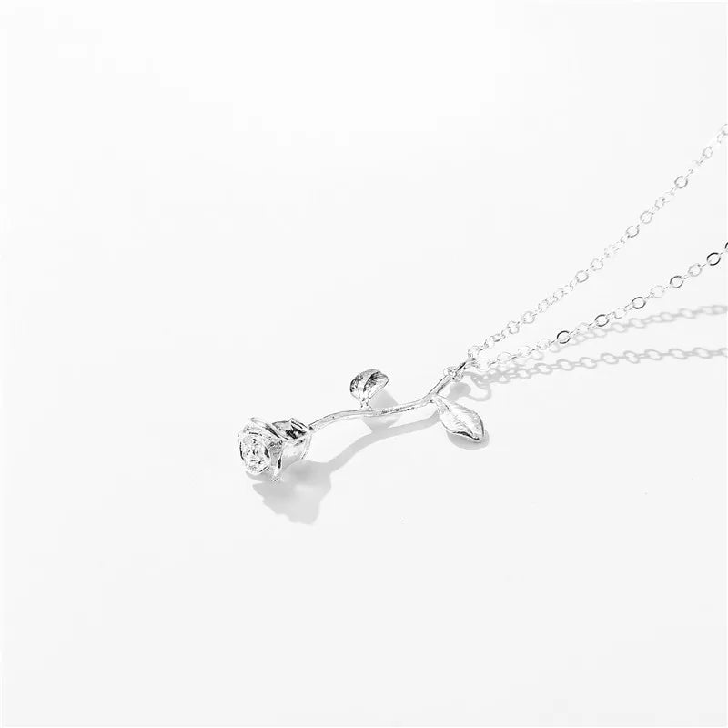 Fashion Rose Flower Pendant