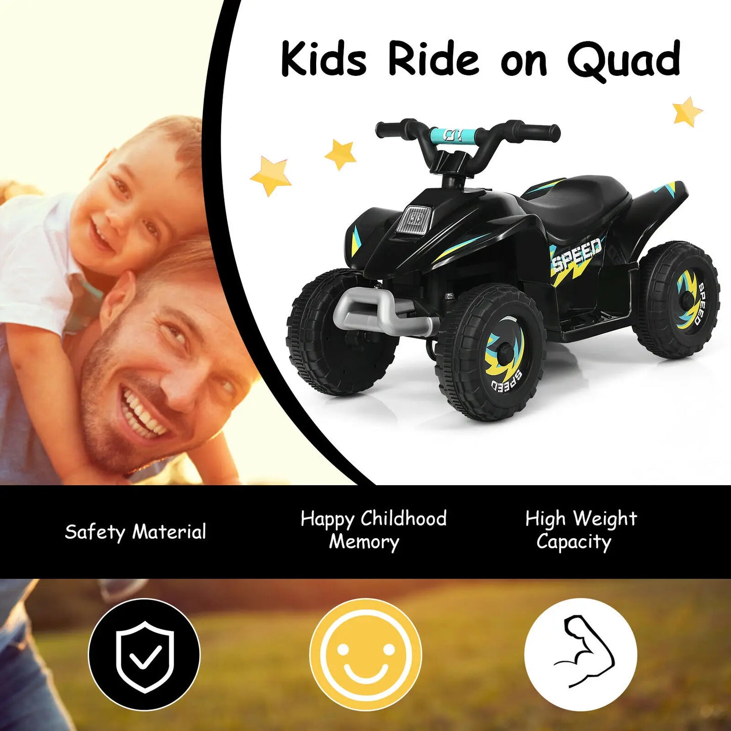 6V Kids Electric Quad