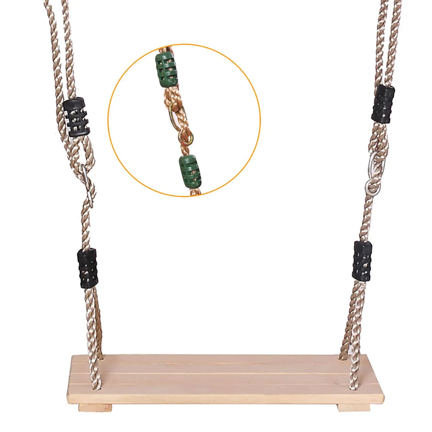 Four-Board Anti-Corrosion Wood Swing