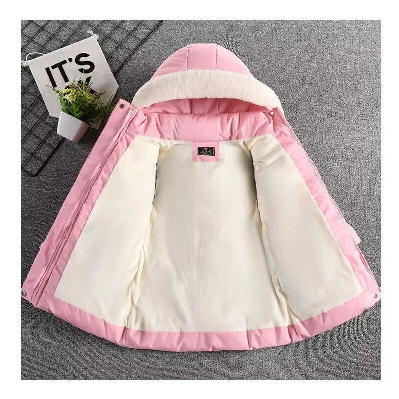 2-8 Years Warm Winter Girls Jacket