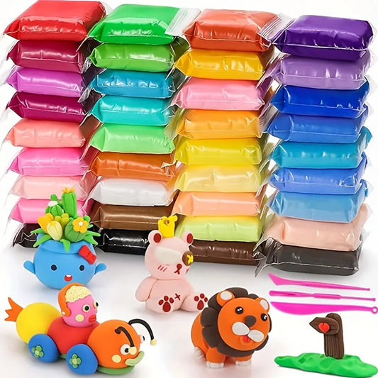 36 Color Clay air-dried clay set