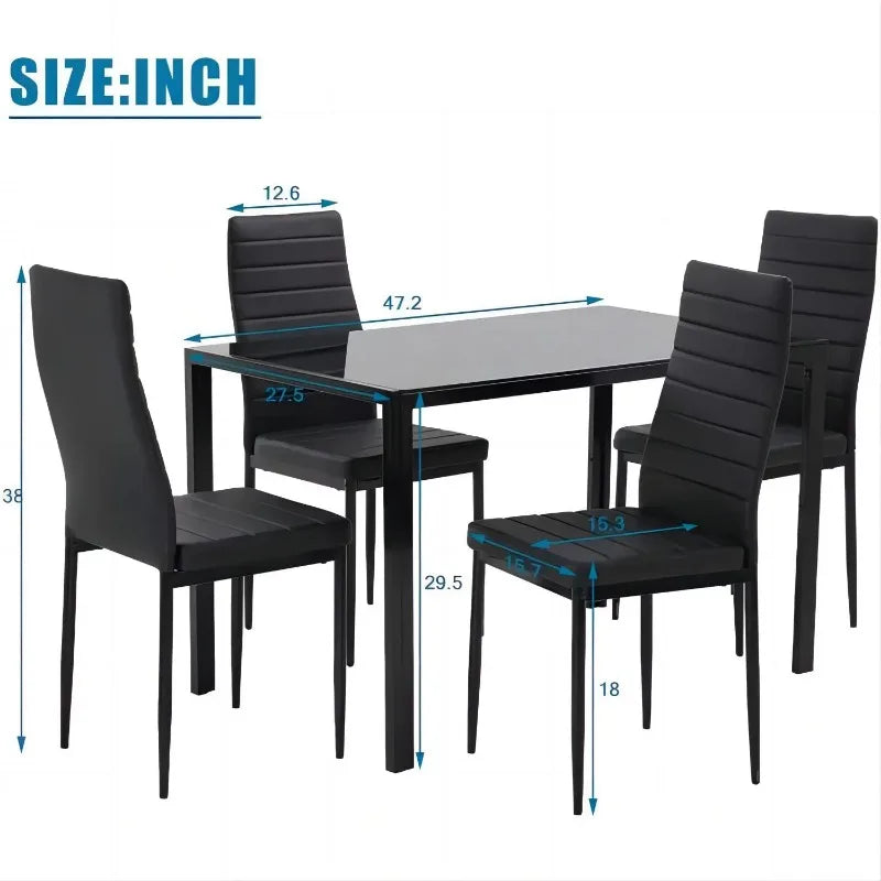 5 Pieces Dining Room Set