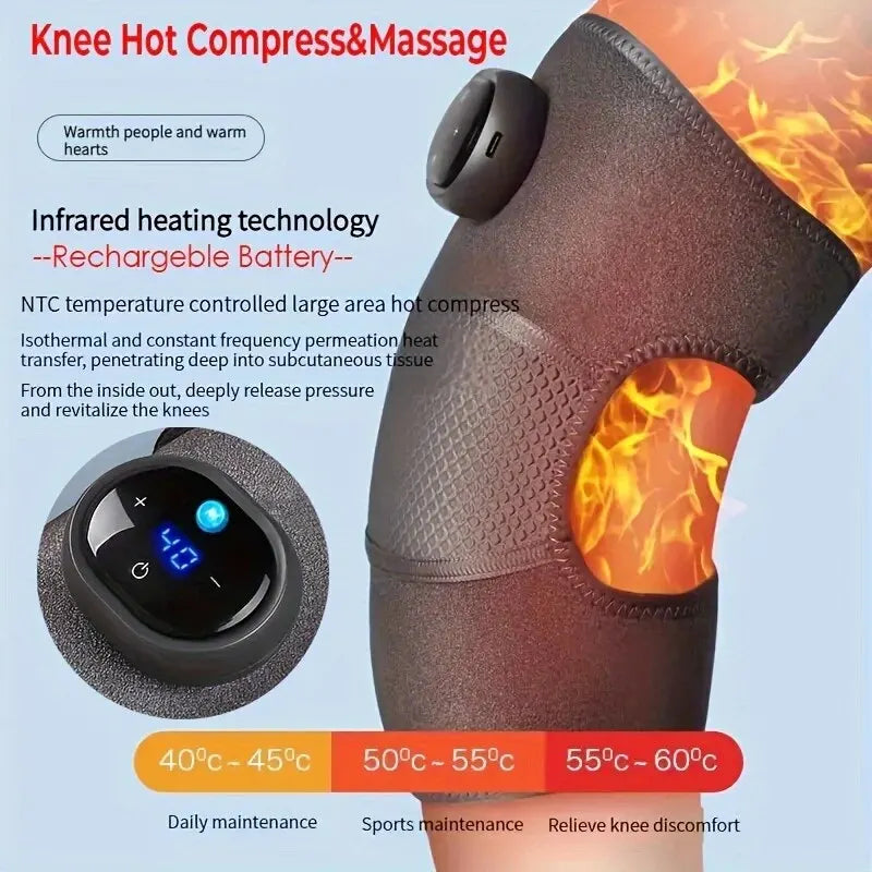 Heating and Vibration Knee Massage Pad