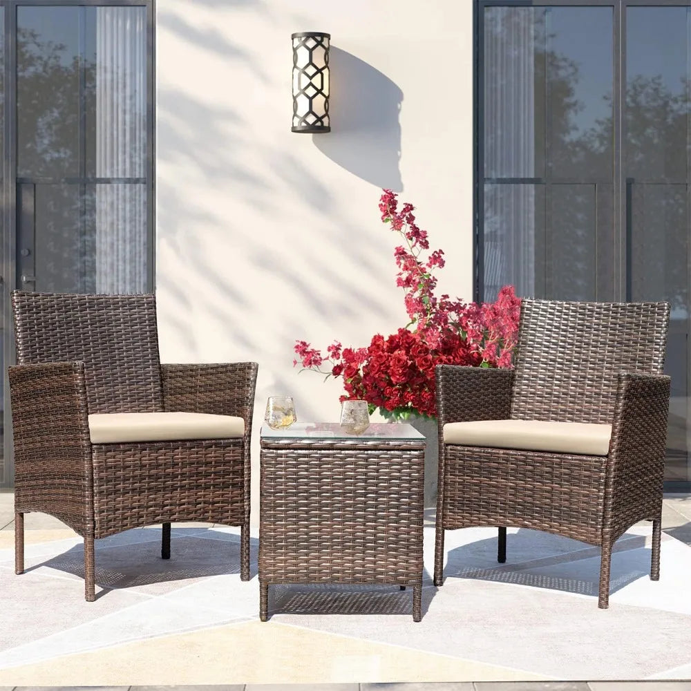 3 Pieces Patio Furniture