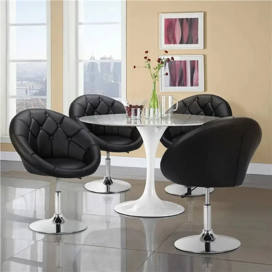 Black Faux Leather chair