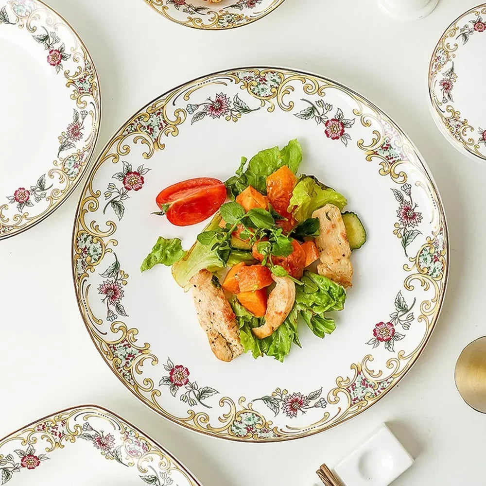 12 Piece  Bone China Dinnerware Set