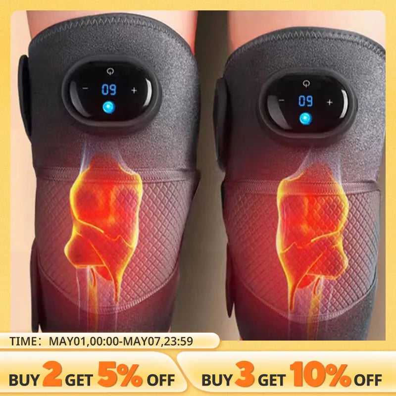 Heating and Vibration Knee Massage Pad