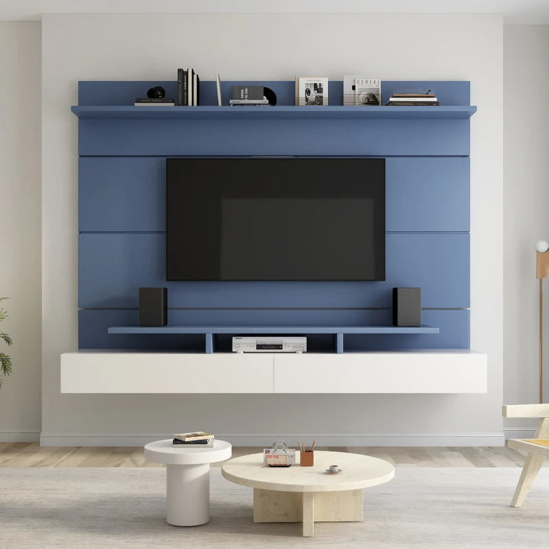 Wall Mounted Floating 80'' TV Stand Living Room Furniture