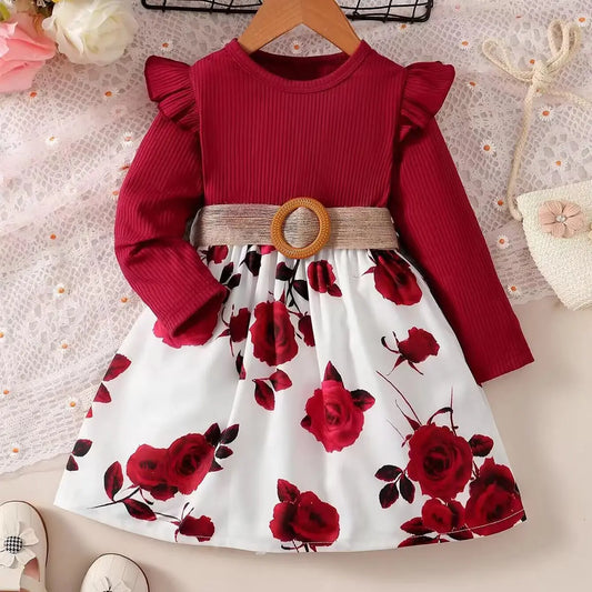 1-7 Years Children Girls New Year Dress