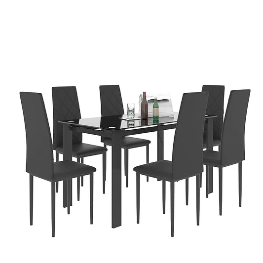 7-Piece Dining Table Chair Set