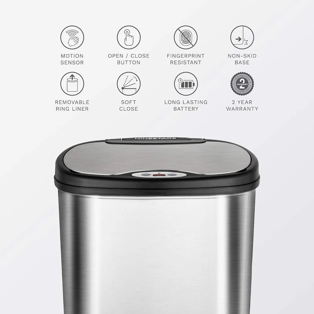 Automatic touchless  trash can