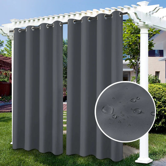 privacy outdoor curtains