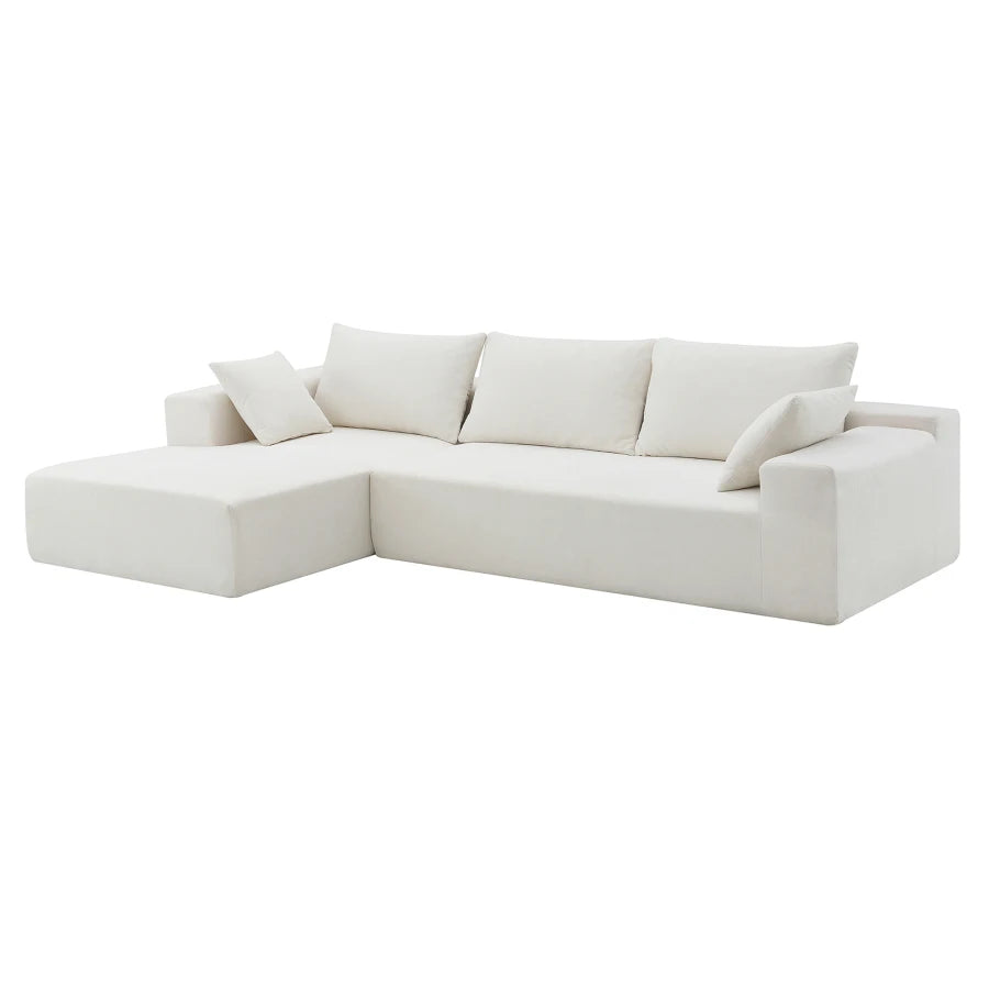 Sectional Upholstered Sleeper Sofa