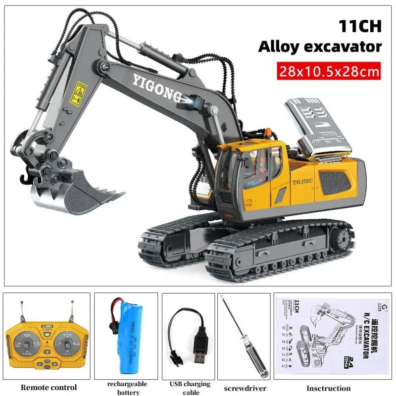 Children 2.4G Remote Control Excavator