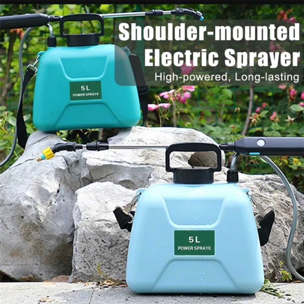 Electric Sprayer 5L Watering Can With Spray Gun