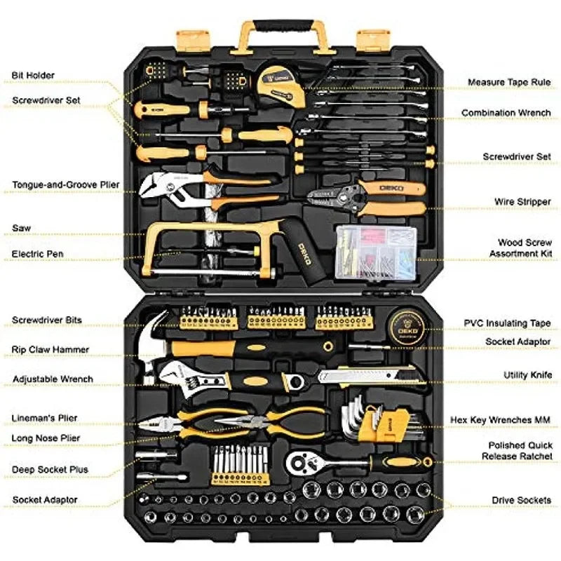 198 Piece Home Repair Tool Kit