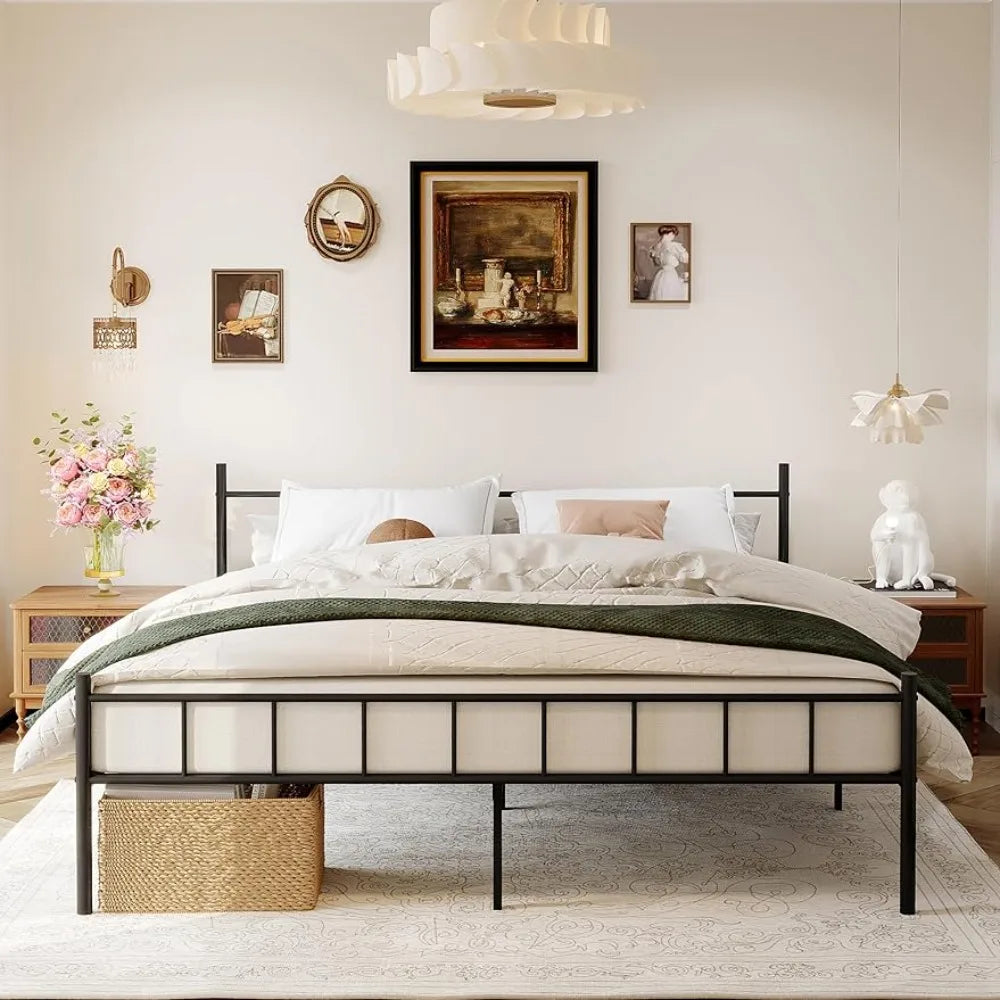 Metal Platform 14Queen Size Bed Frame