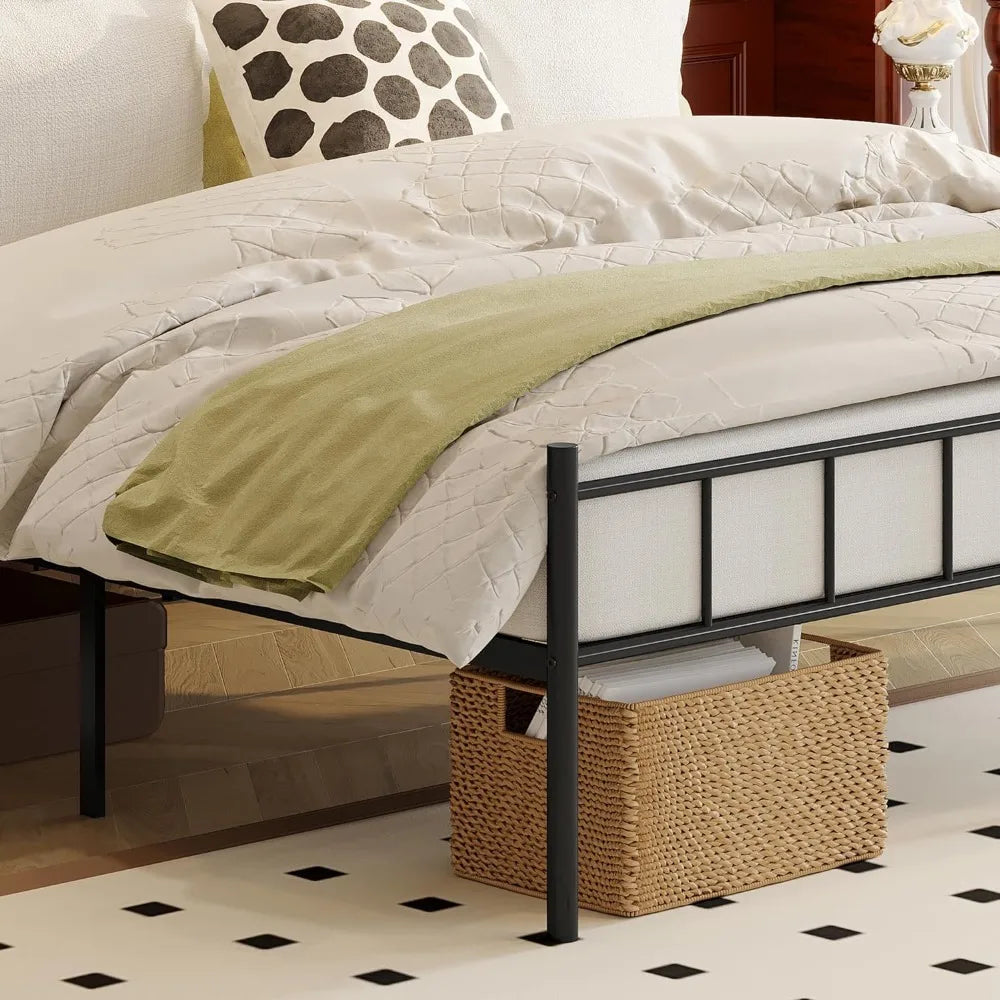 Metal Platform 14Queen Size Bed Frame