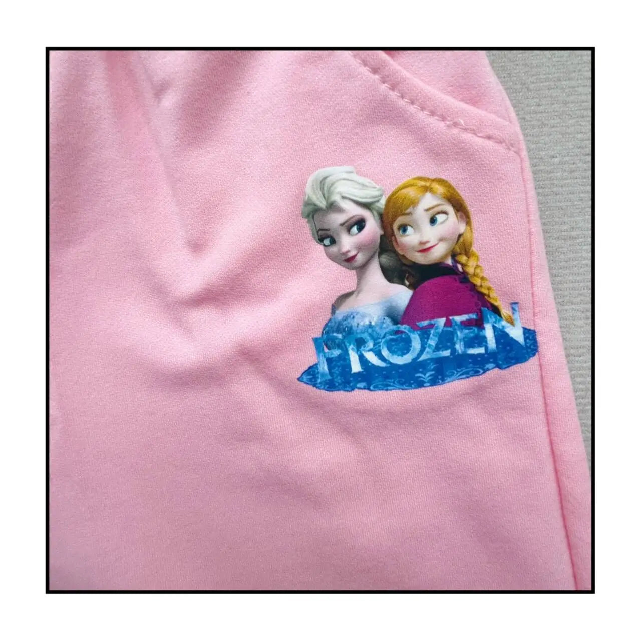 New Spring Autumn Children's Set Elsa Cartoon Hoodies Clothing Set Clothes Pants 2pcs Set 2-7Years Sweater