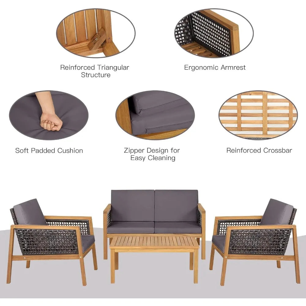 Outdoor PE Wicker Set