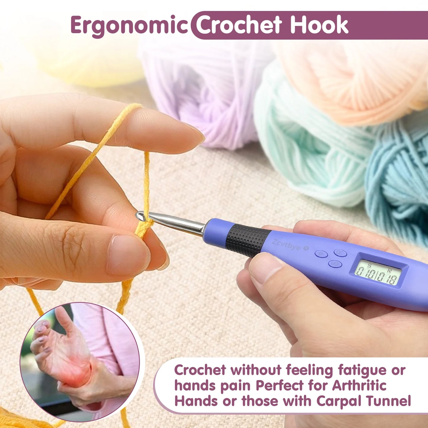 18 Sizes Crochet Hook Set