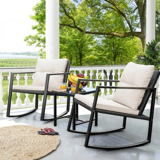 Patio Chairs 3 Piece