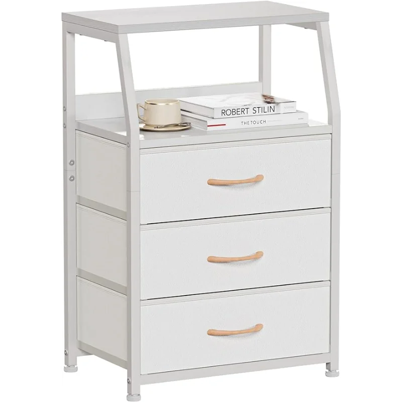 White Dresser with 3 Drawers