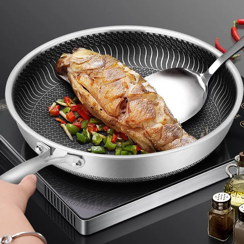 Stainless Steel Frying Pan