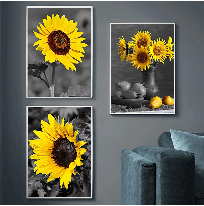 Sunflower Poster And Print Canvas