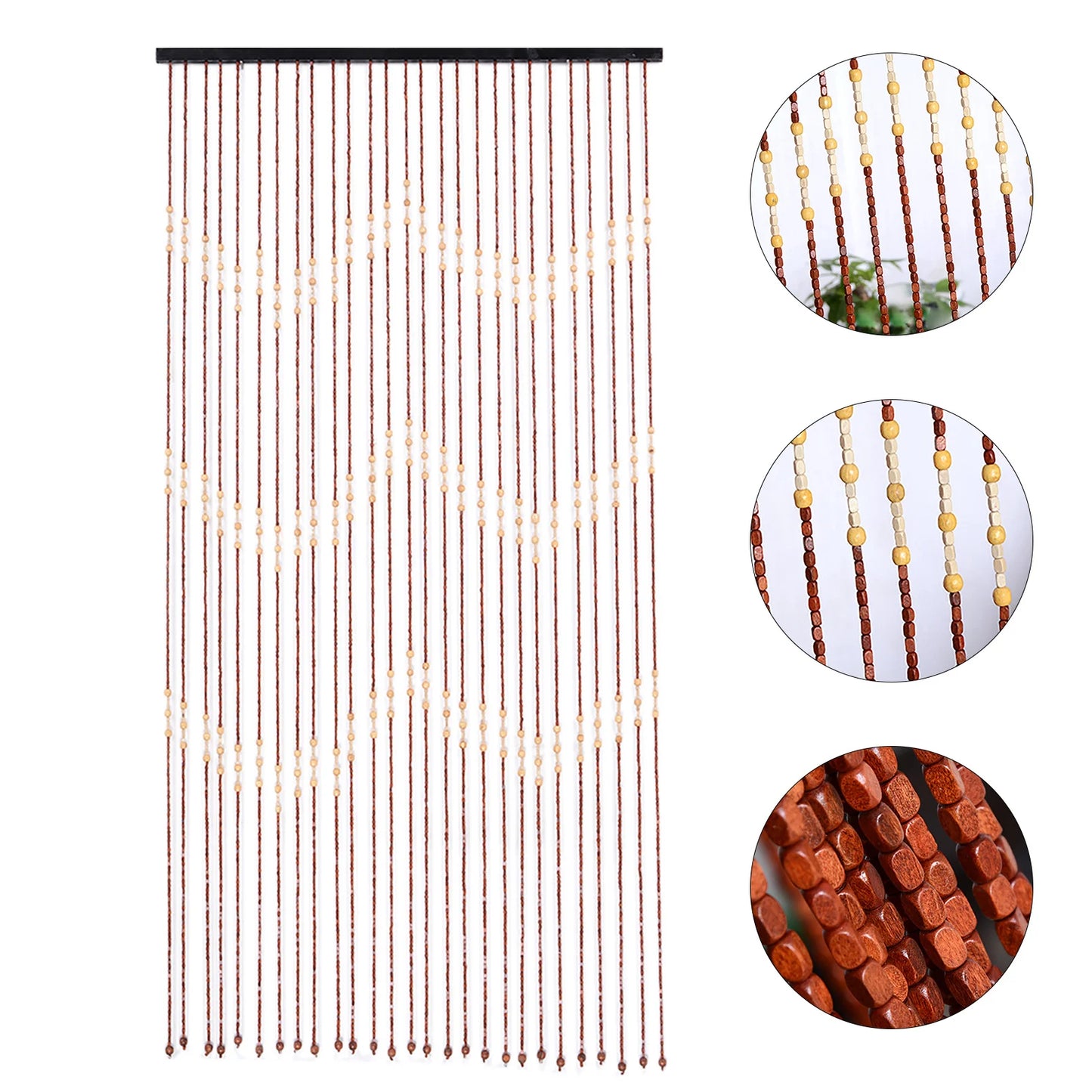 Wooden Bead Curtain