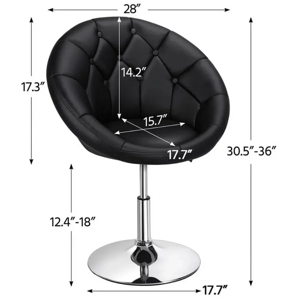 Black Faux Leather chair