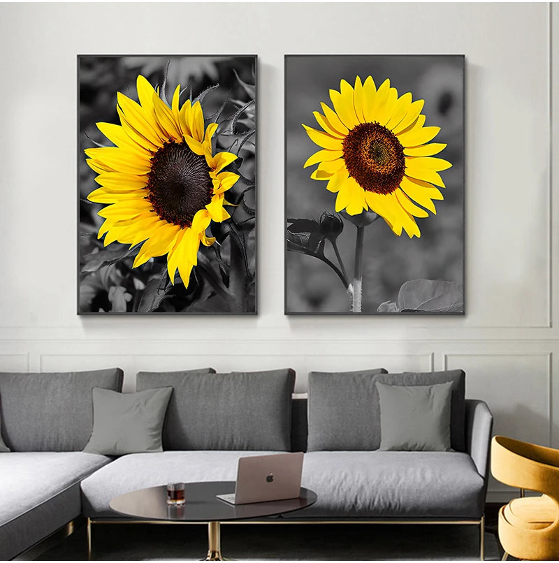 Sunflower Poster And Print Canvas