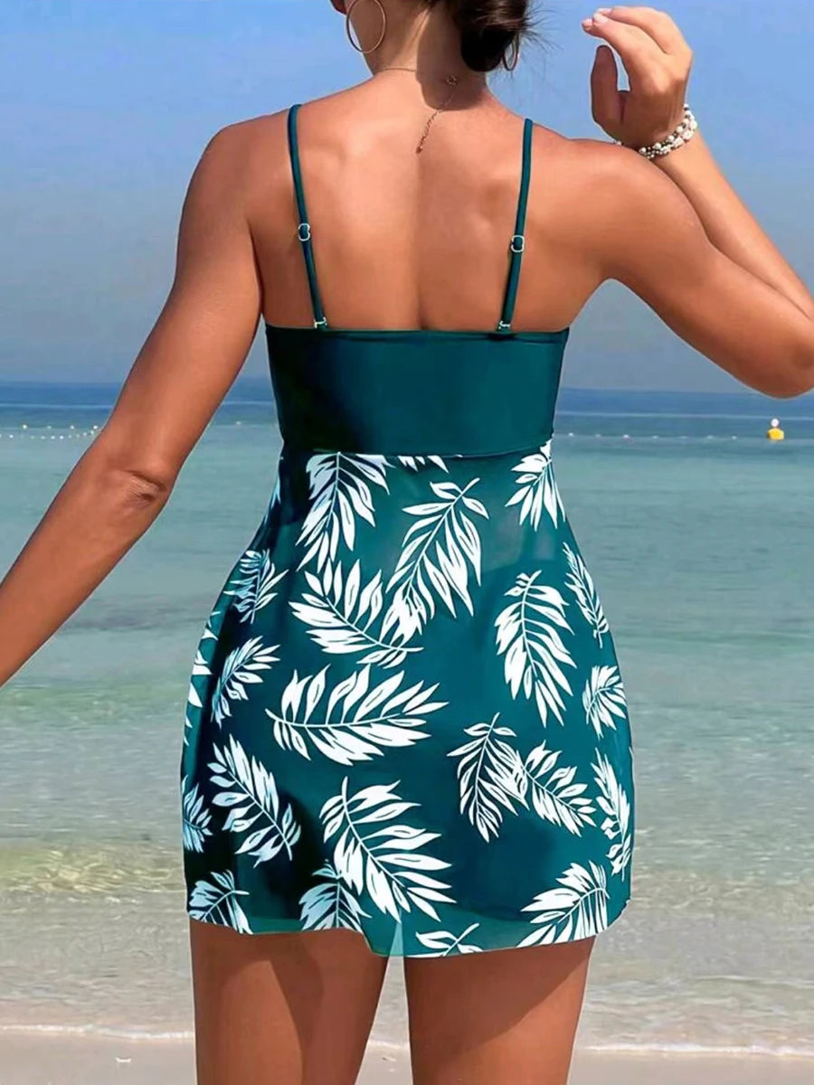 2024 Short Dress Tankini With Shorts