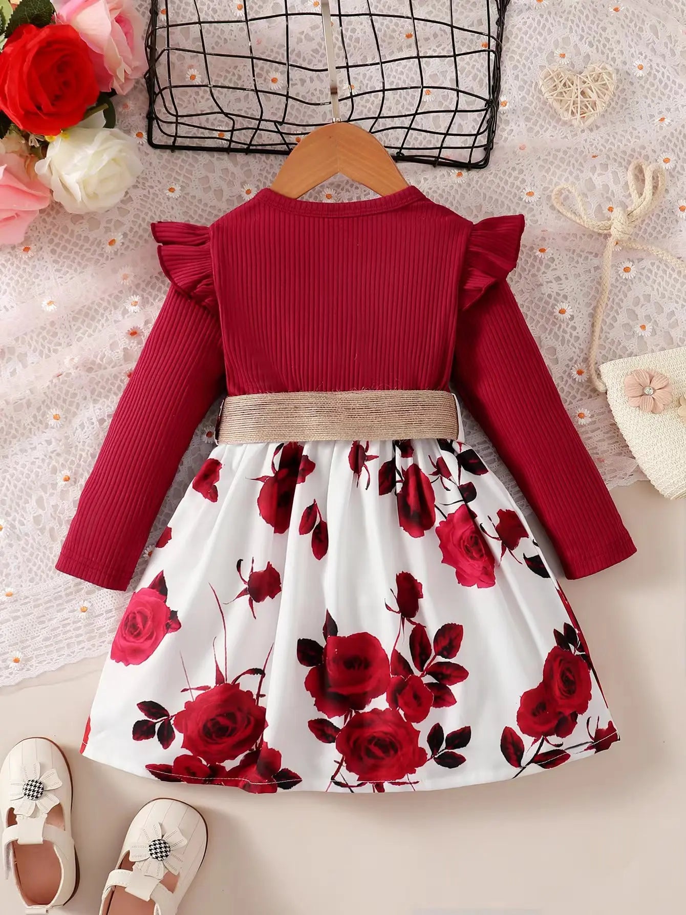 1-7 Years Children Girls New Year Dress