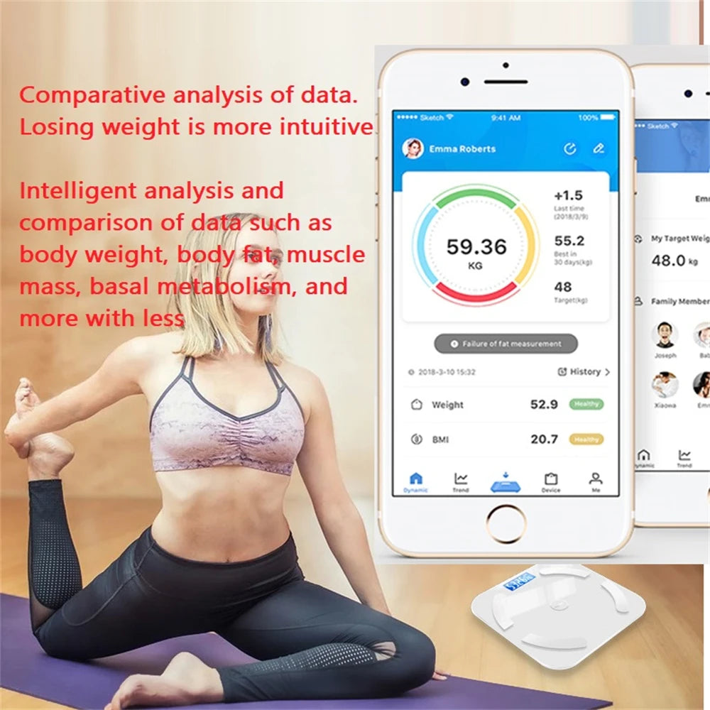 APP Bathroom Scales Bluetooth