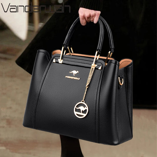 Large Capacity Leather Handbags