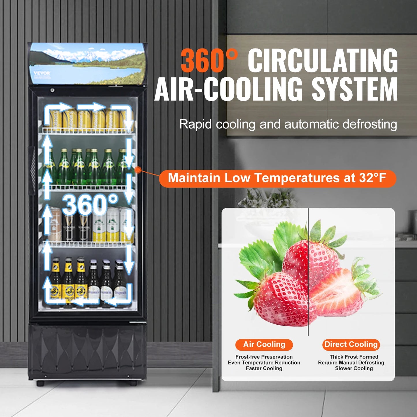 Commercial Refrigerator,