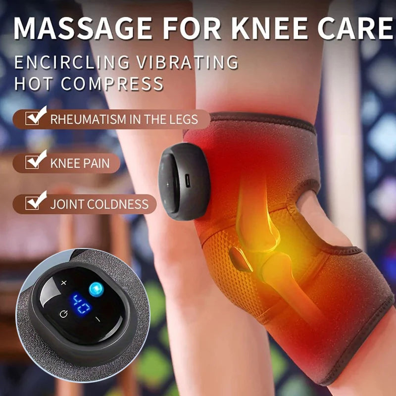 Heating and Vibration Knee Massage Pad