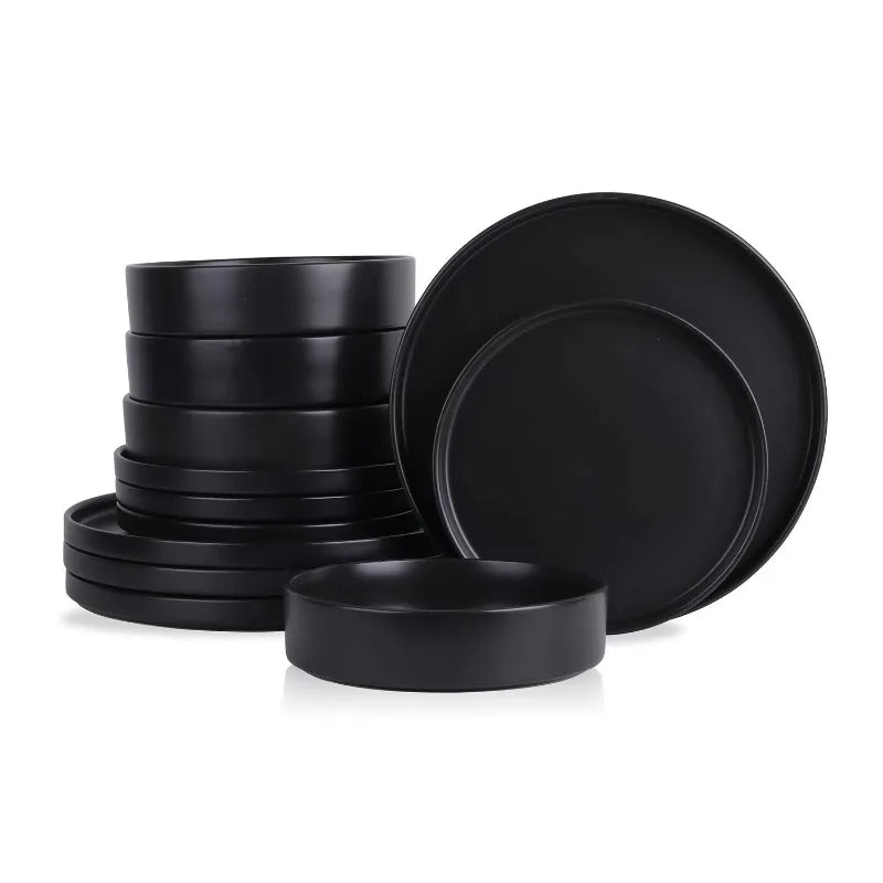 Dinnerware Set, Black