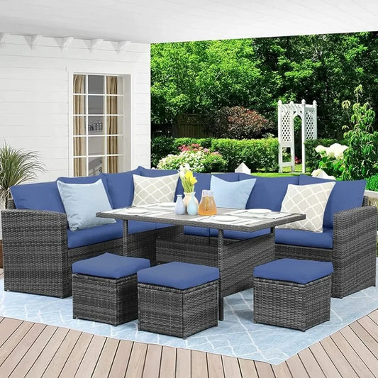 Outdoor Patio Furniture Set,7 Piece