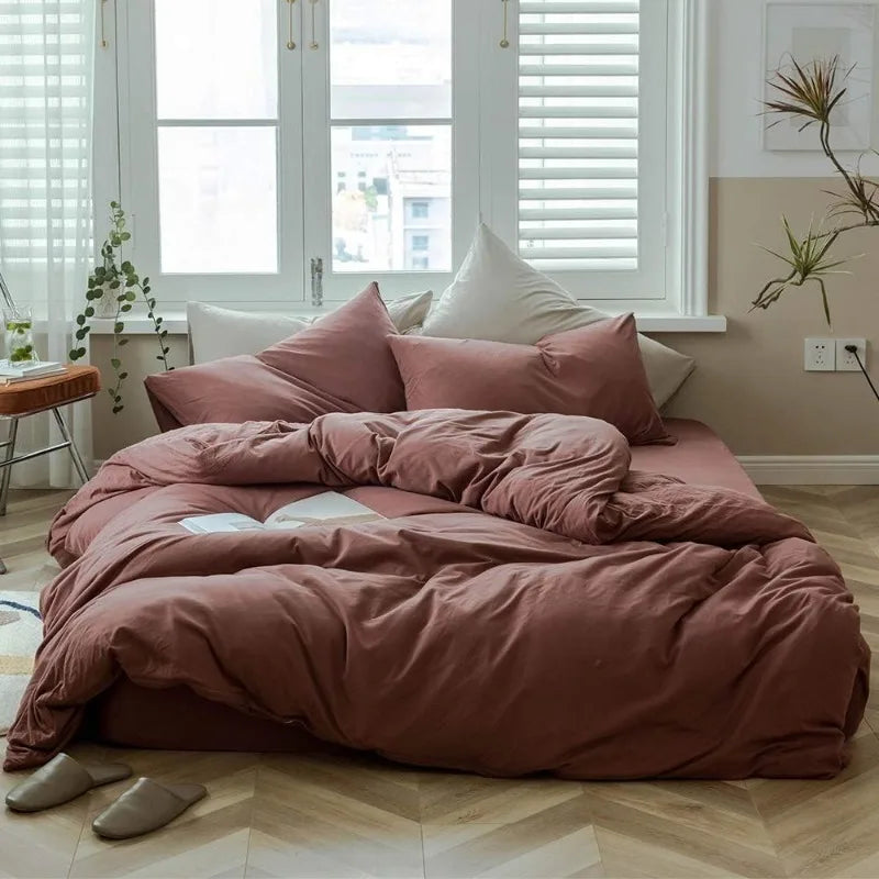 Solid Color Duvet Cover