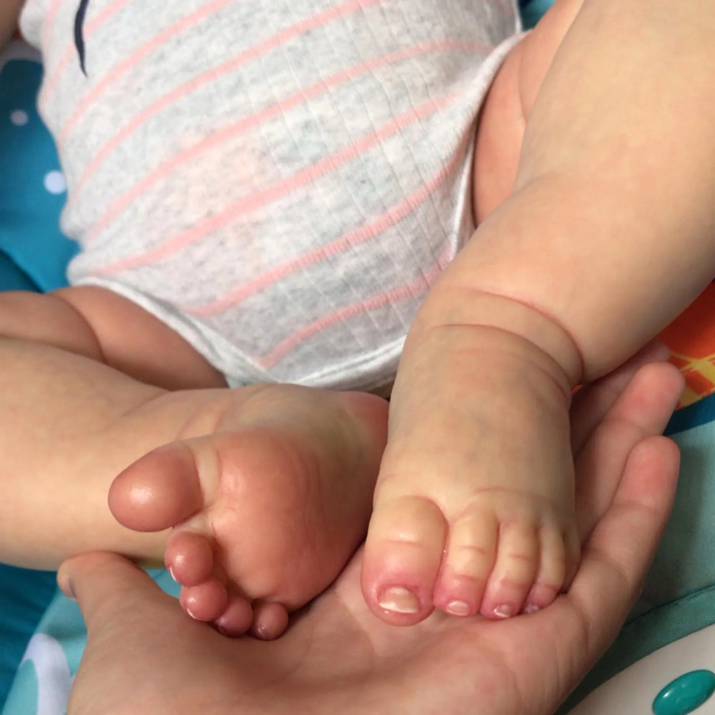 Newborn Baby Doll With Rooted Hair n