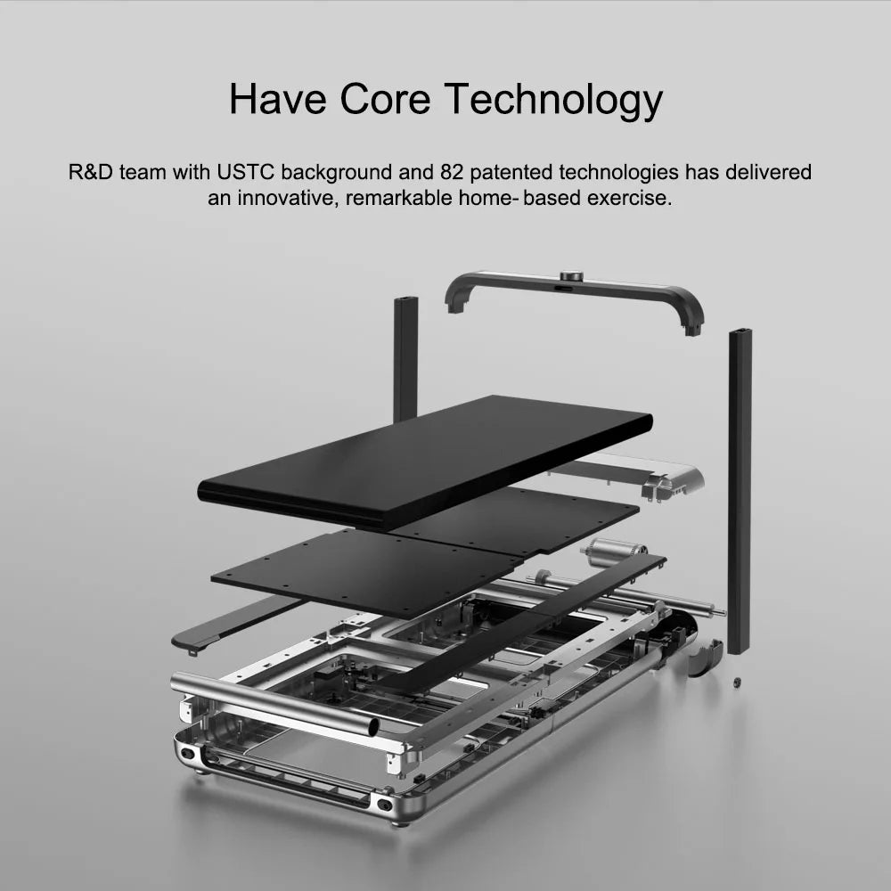 Double-folding Treadmill One-Touch Operation