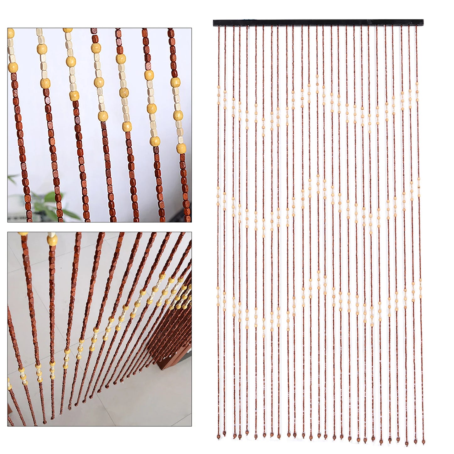 Wooden Bead Curtain