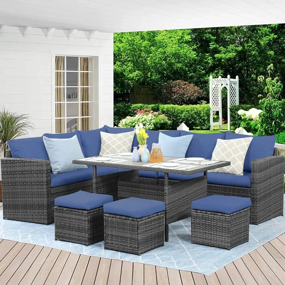 Outdoor Patio Furniture Set,7 Piece