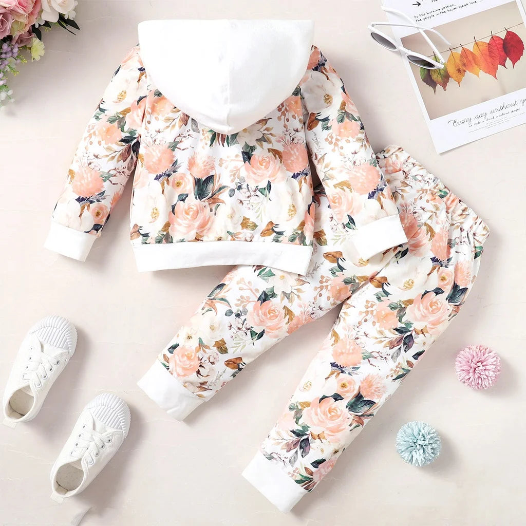 2PCS Baby Girl Sport Outfit Set