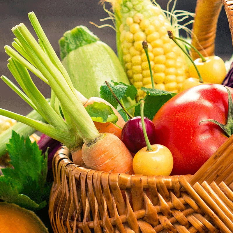 Wall Art Fruit And Vegetable Basket